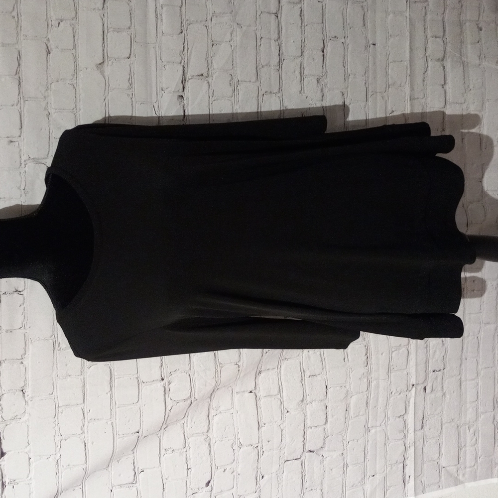 IC by Connie K black dress top, size large, $148.00